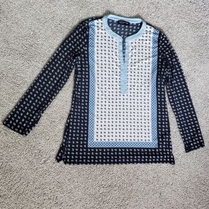 JONES NEW YORK bohemia BLOUSES V neck, SIZE L